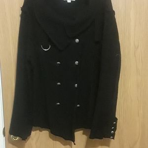 Warm, double-breasted jacket